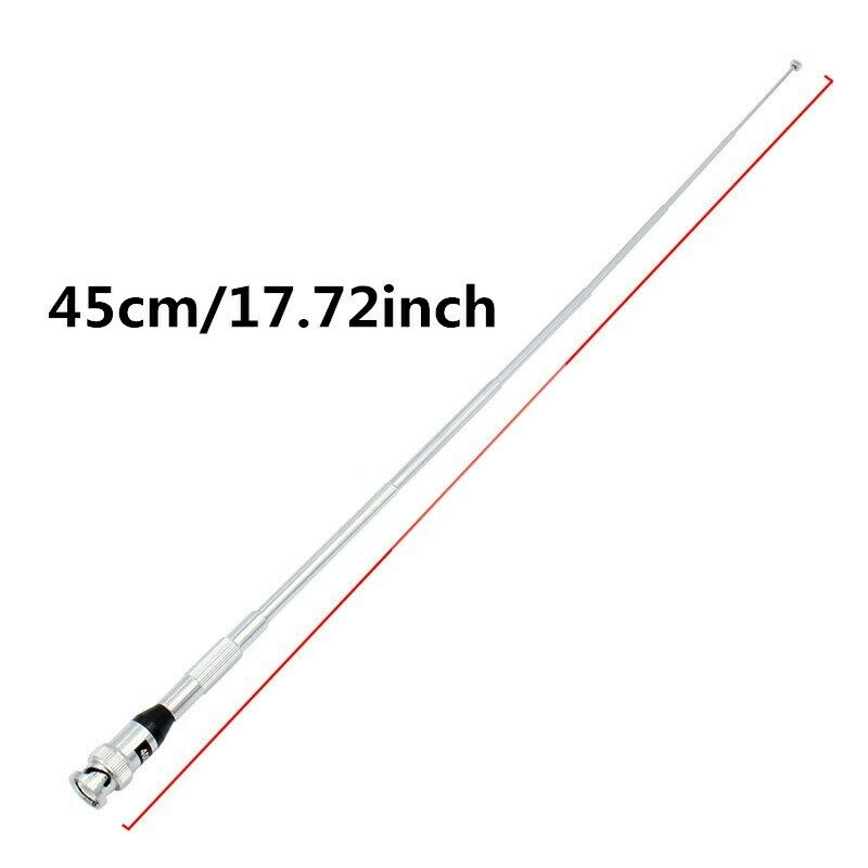Telescopic BNC Antenna UHF 400-470mhz for Kenwood ICOM IC-V8 IC-V80 IC-V82