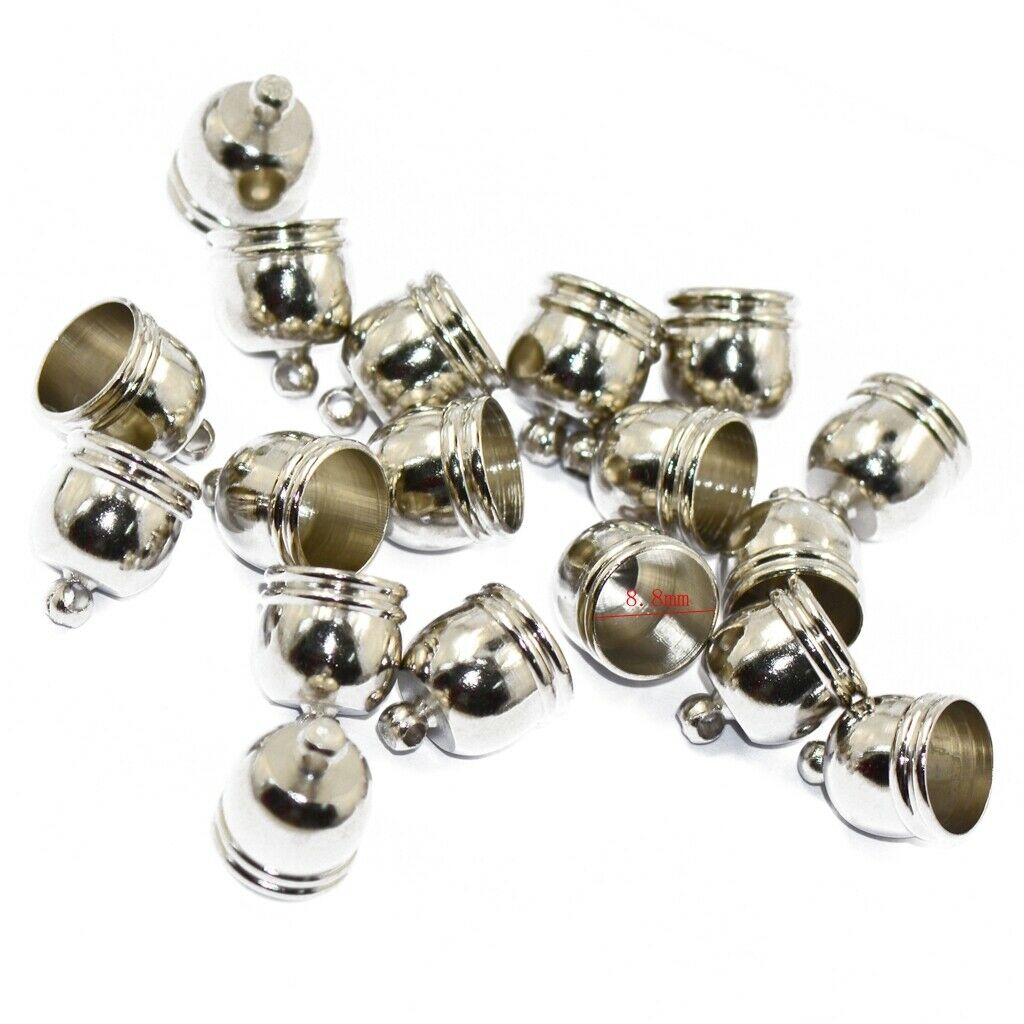 10pcs Brass Bell End Bead Caps Tip Jewelry Making Findings for Craft DIY