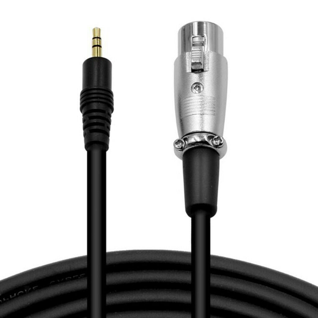 2.5 M 3 Pin XLR Socket to 3.5 Mm 1/8 '' Plug, Plug, 3.5 Mm Socket And