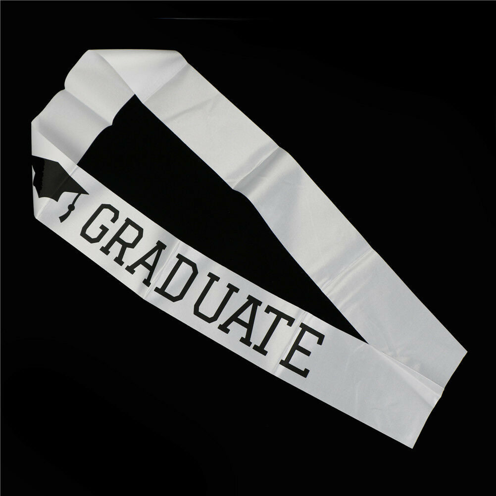 1Pc Graduated Satin Sash Graduate Gift Celebration Party Photo booth Prop.l8