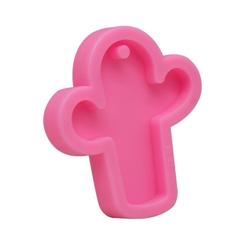 Cactus Silicone Mold DIY Keychain Pendant Jewelry Epoxy Crystal Casting Craft