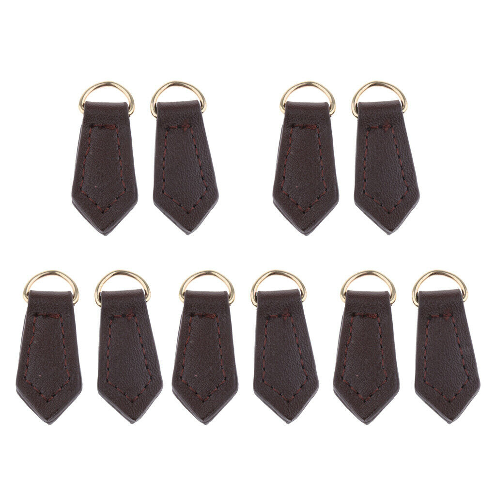 5 Pairs of Zipper Pull Tab Replacement Bag Accessories