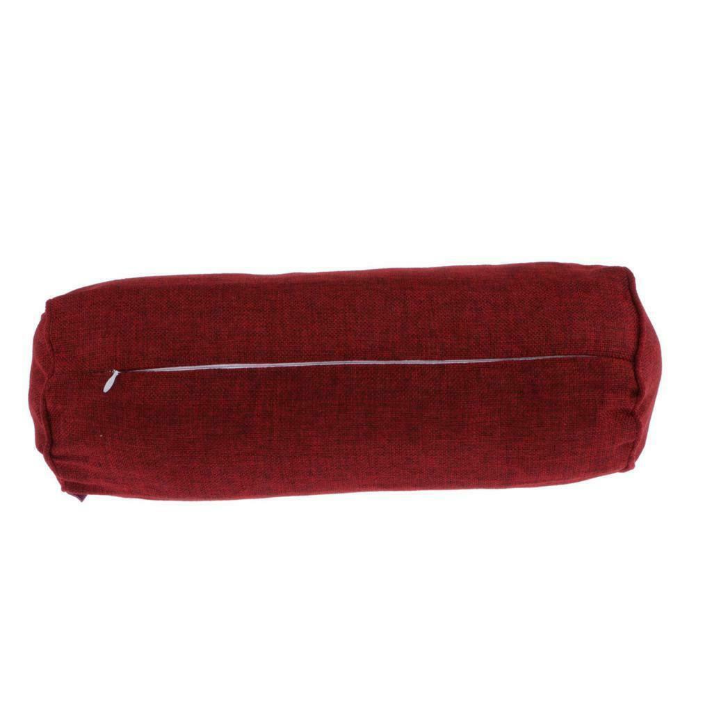 Breathable Sleeping Spine Lumbar Neck Pillow Cervical Bolster /Red