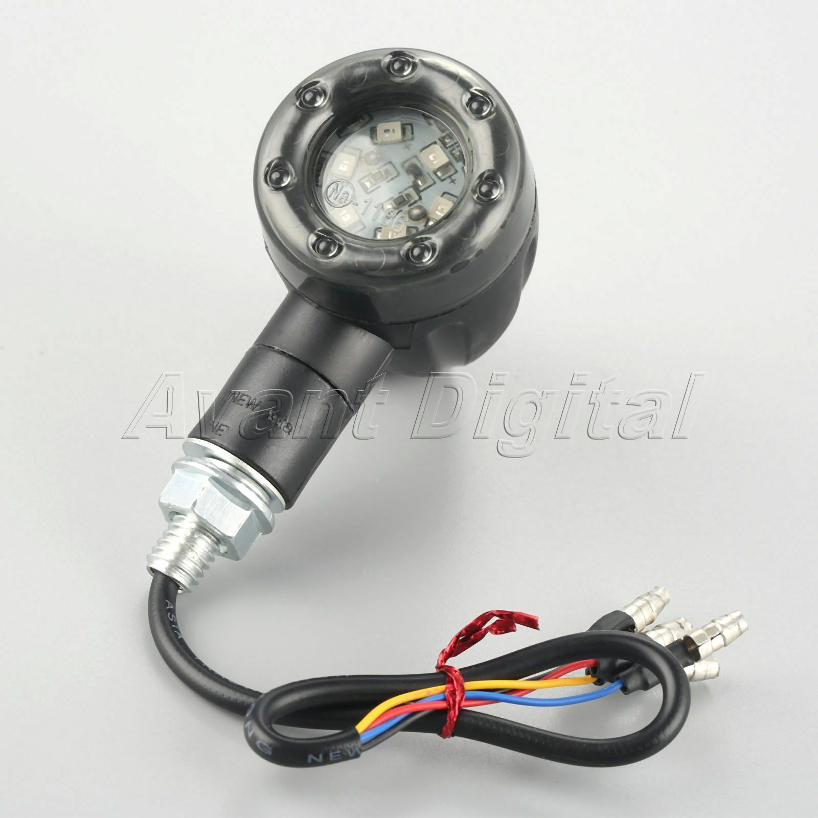 1Pair 8mm Motorcycle LED Turn Signal Brake Blinker Light for Yamaha YZF R6S 2008