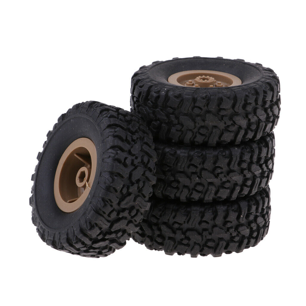 4 pieces. Rubber tire spare tire accessories for 1:16 WPL