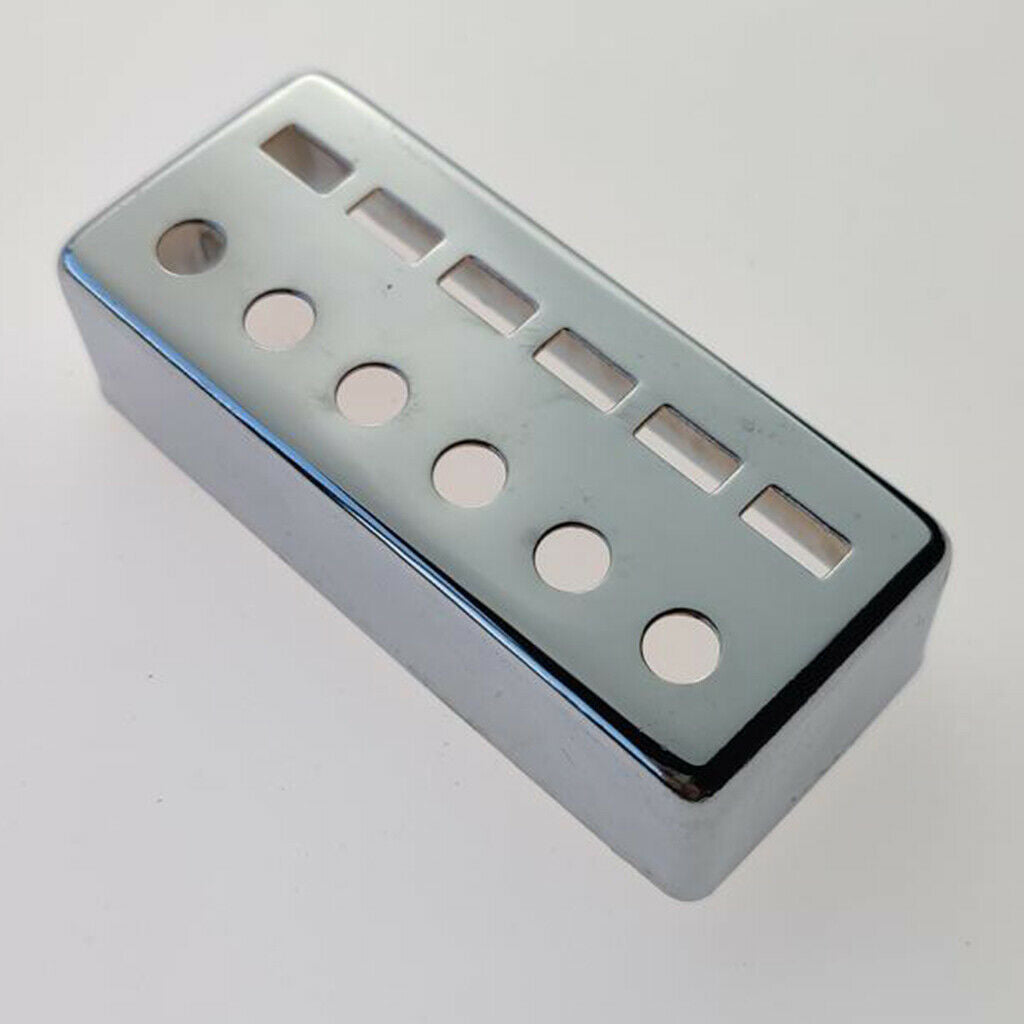 1pc Mini Brass Humbucker Pickup Cover 12 Holes 50mm for Guitar Parts Chrome