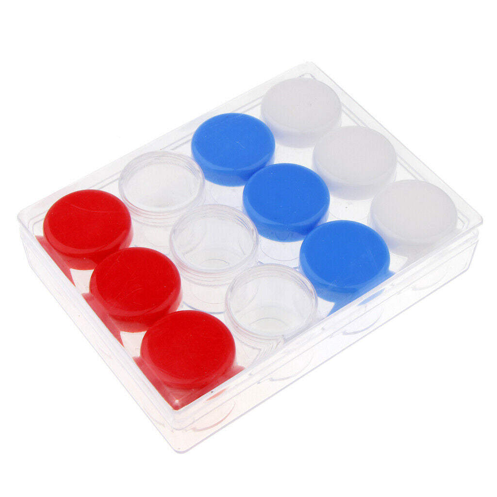 15g 12 Slots Storage Box Case Organizer Carfts Jewelry Container Multi-Color