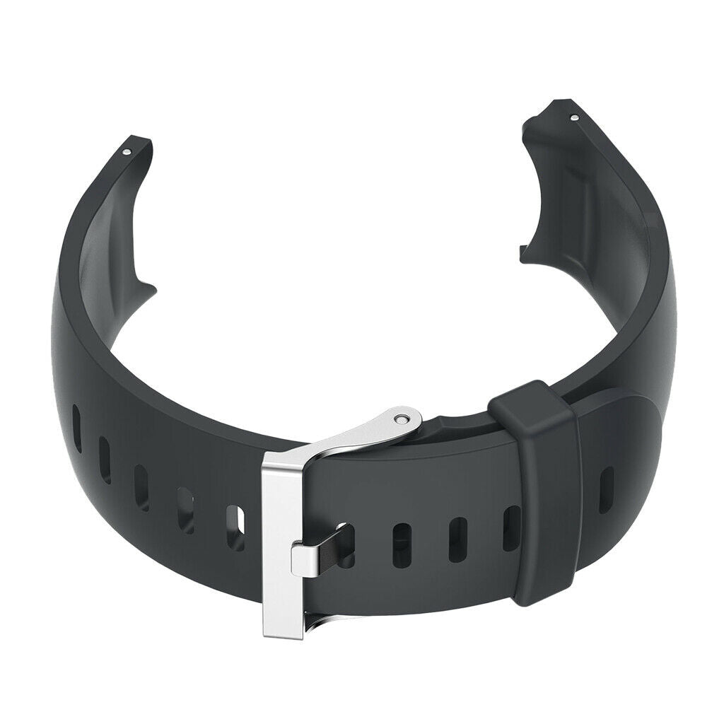 2x Sports Watch Band Wrist Strap Belt and Buckle For Garmin Approach S3 Black