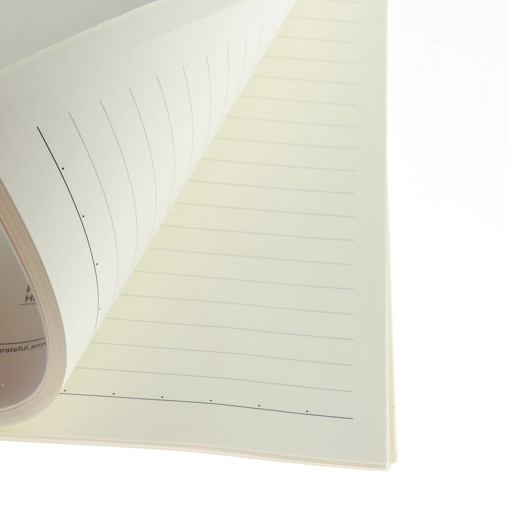 80 Sheets A4 Size Unlined Refill Lined Paper Inserts Loose Leaf Refiller Inserts