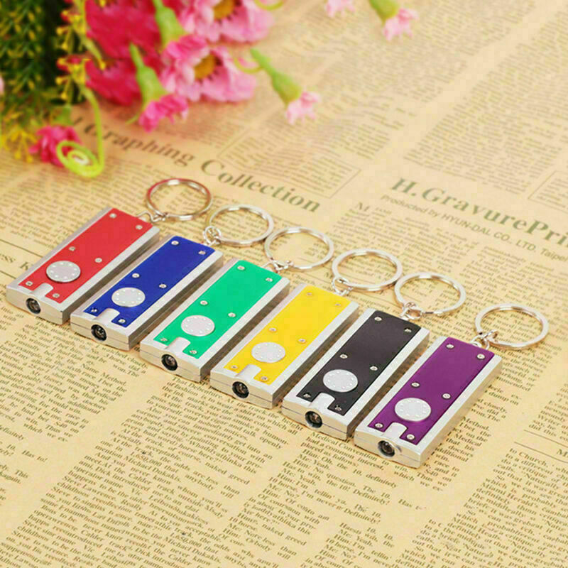 5Pcs Bright LED Camping Light Keyring Torch Key Chain  Flashlight Lam new