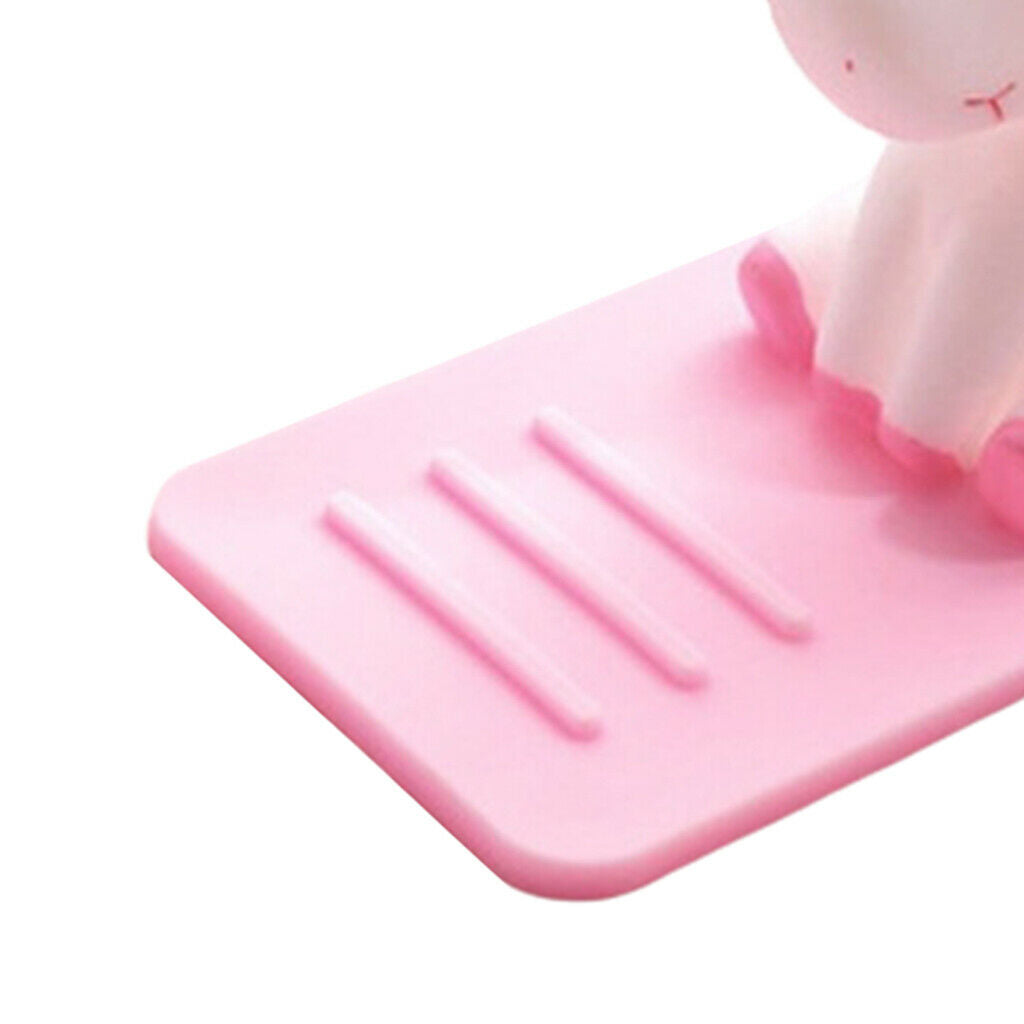 2Piece Phone Holder Cute Rubber Cell Phone Holder Office Desk for Girls