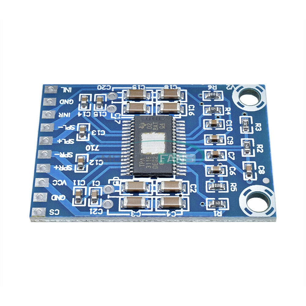 Mini TPA3116D2 2x 50W DC 12V 24V Digital Audio Power Amplifier Board Class D Amp