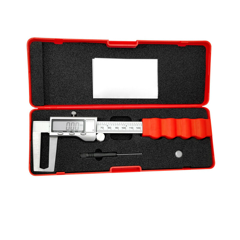 Universal Car Brake Disc Rotor Gauge Caliper Micrometer Inch mm Digital Screen