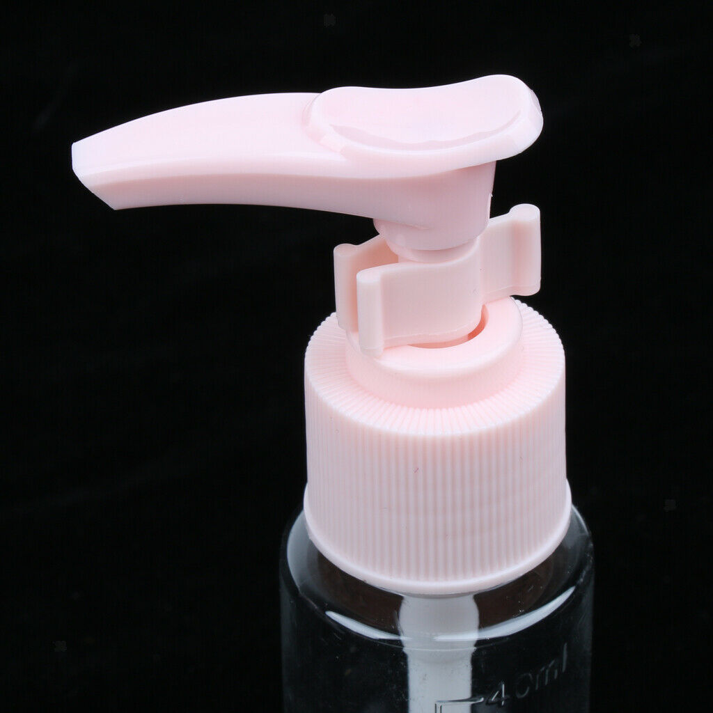 10 Pcs Refillable Cosmetic Containers Makeup Jars for Shampoo Emulsion Pink