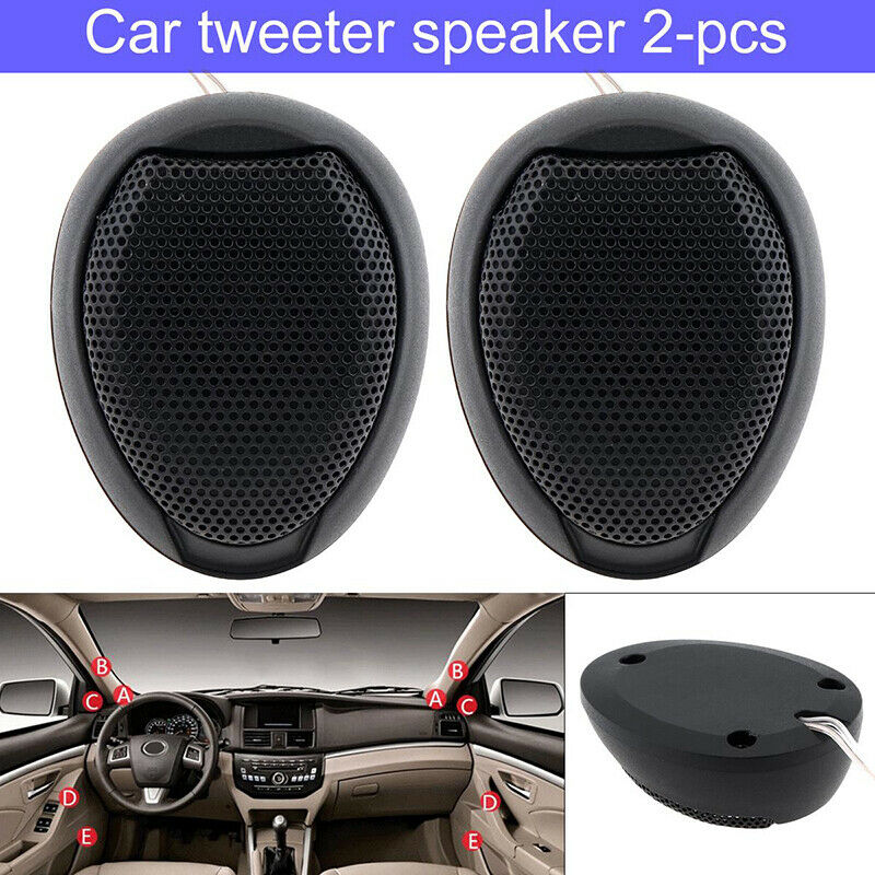Universal 1000W Auto Speaker Audio 4Ω Power Loud Dome Tweeter Speakers 2PCS
