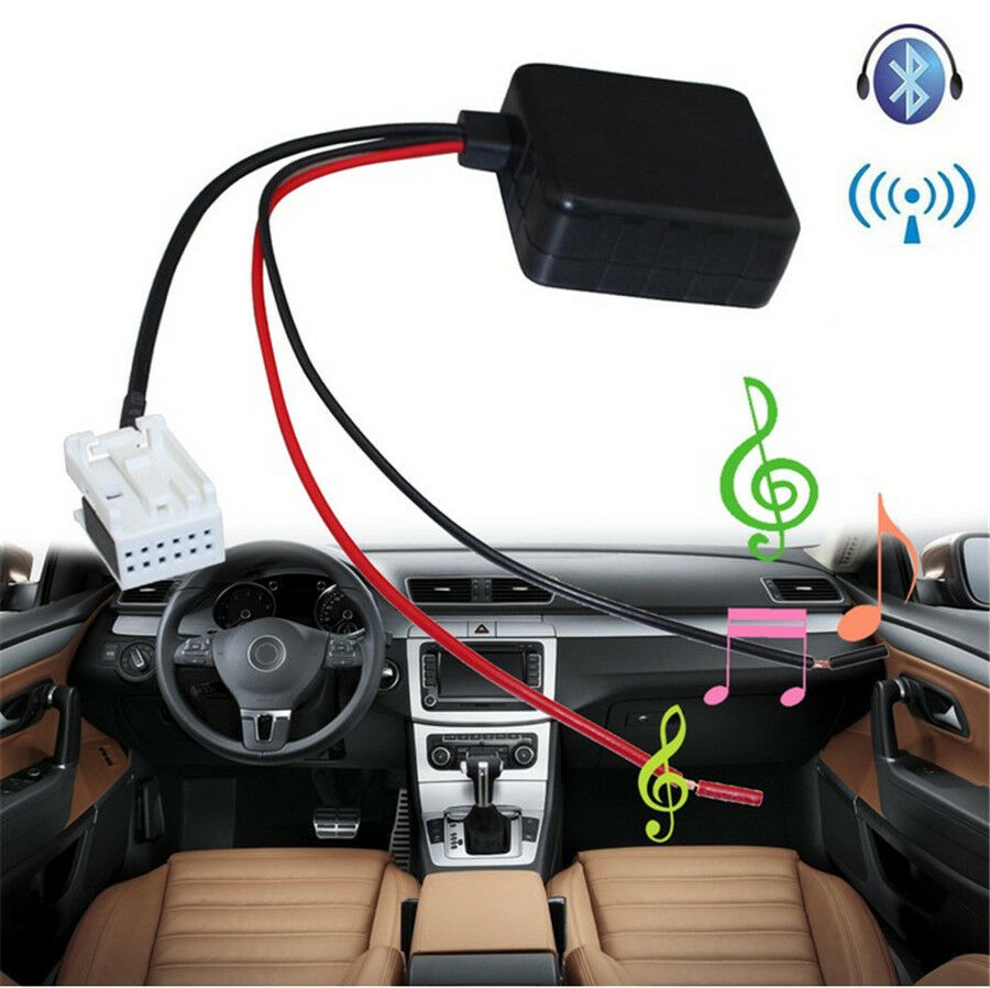 For BMW E60 E61 E62 Bluetooth Radio Stereo cable AUX In Adapter Receiver +Filter
