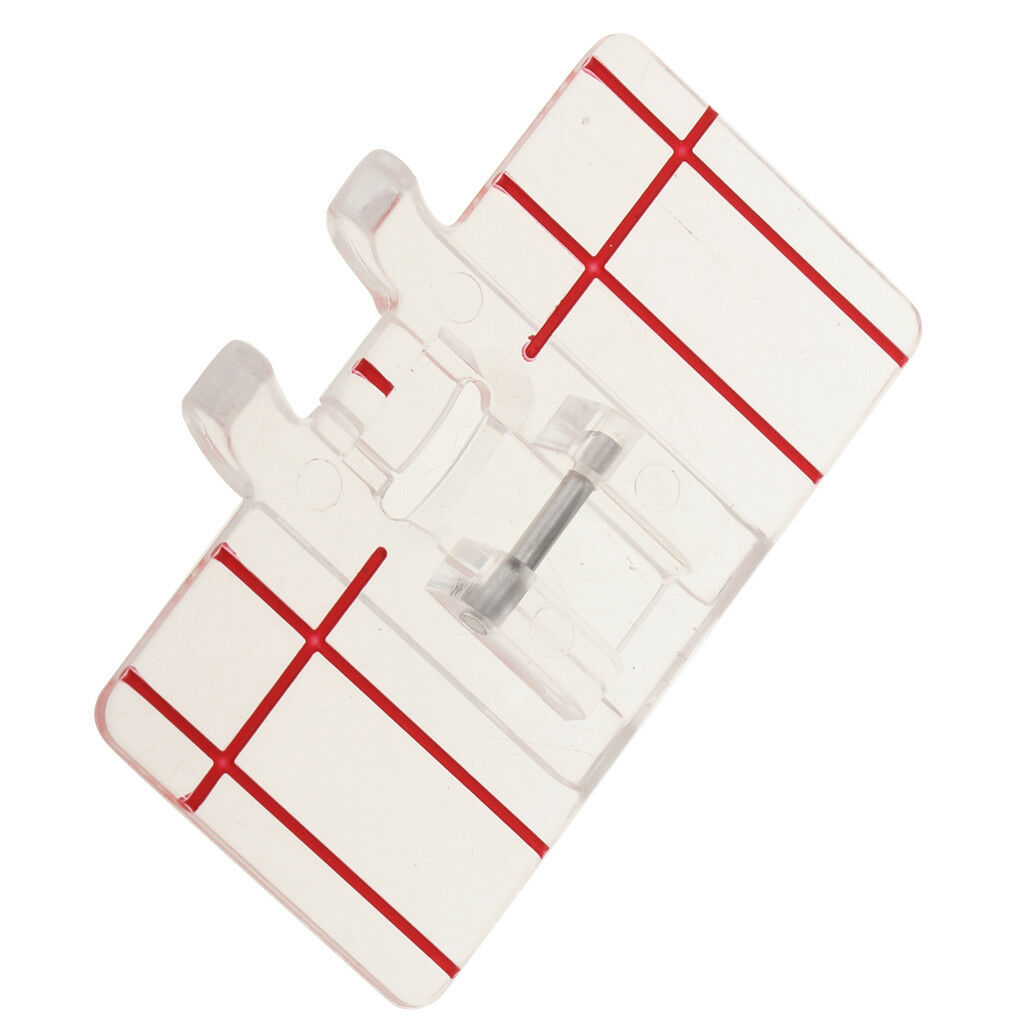 1pc Plastic Foot Presser Border Guide Foot Sewing Machine Parallel Stitch