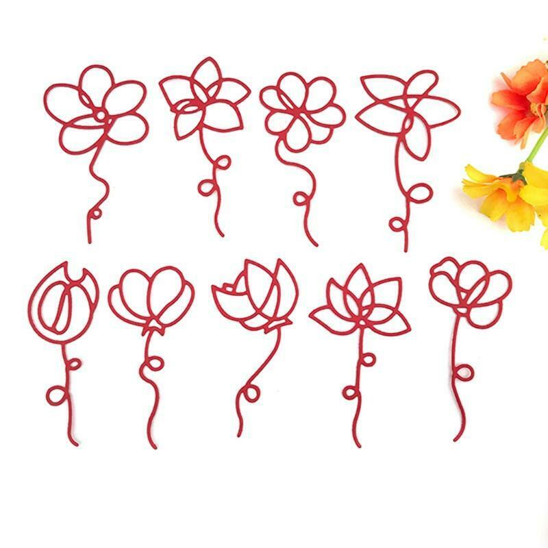 Flowers Metal Cutting Dies Stencil Scrapbooking DIY Album Stamp Paper Embossing
