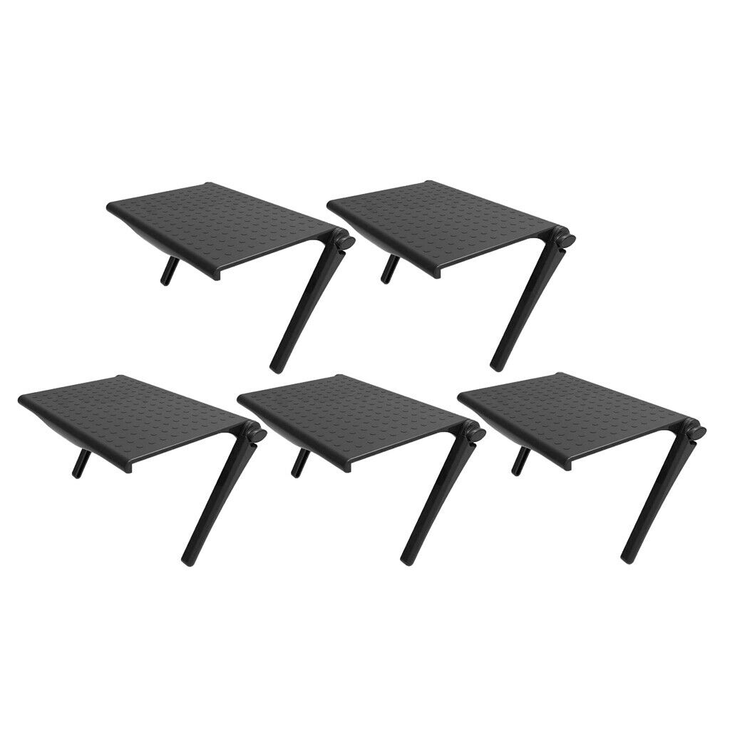 5pcs Screens Top Shelf TV Adjustable Screen Rack Folding Monitor Shelf Organizer