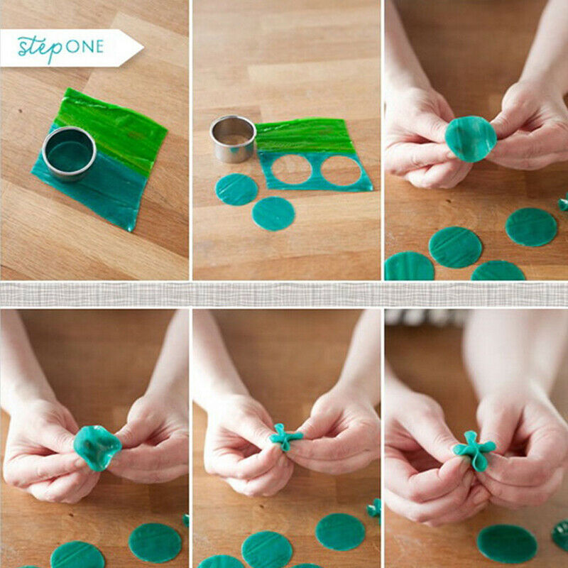 5Pcs DIY Round Polymer Clay Cutter Molds Pottery Ceramic Cutting Mould To.l8
