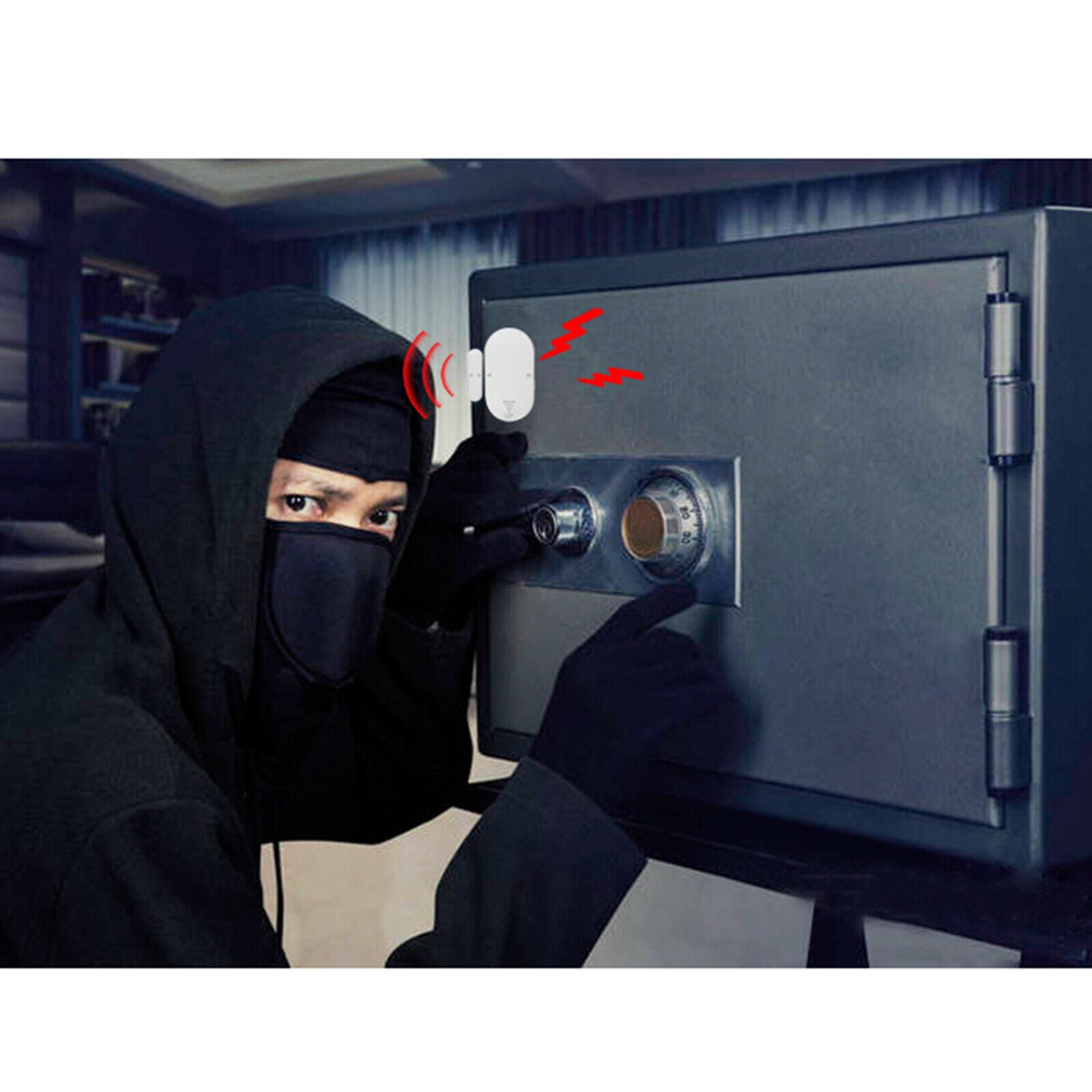 Wireless Security Burglar Alarm Door Open Reminder For Home Office Security