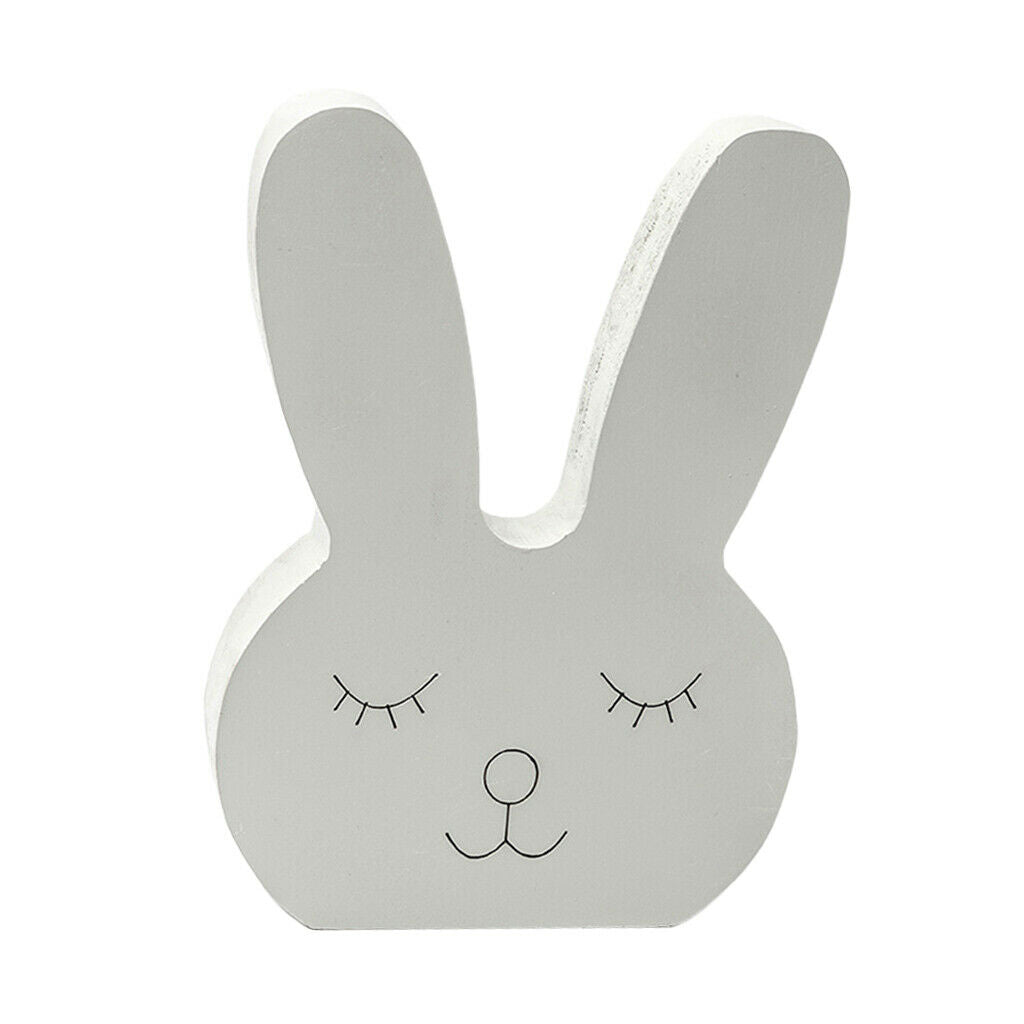 3pcs Nordic Style Cute Rabbit Shaped Ornament Non-fading Kids Room Decor