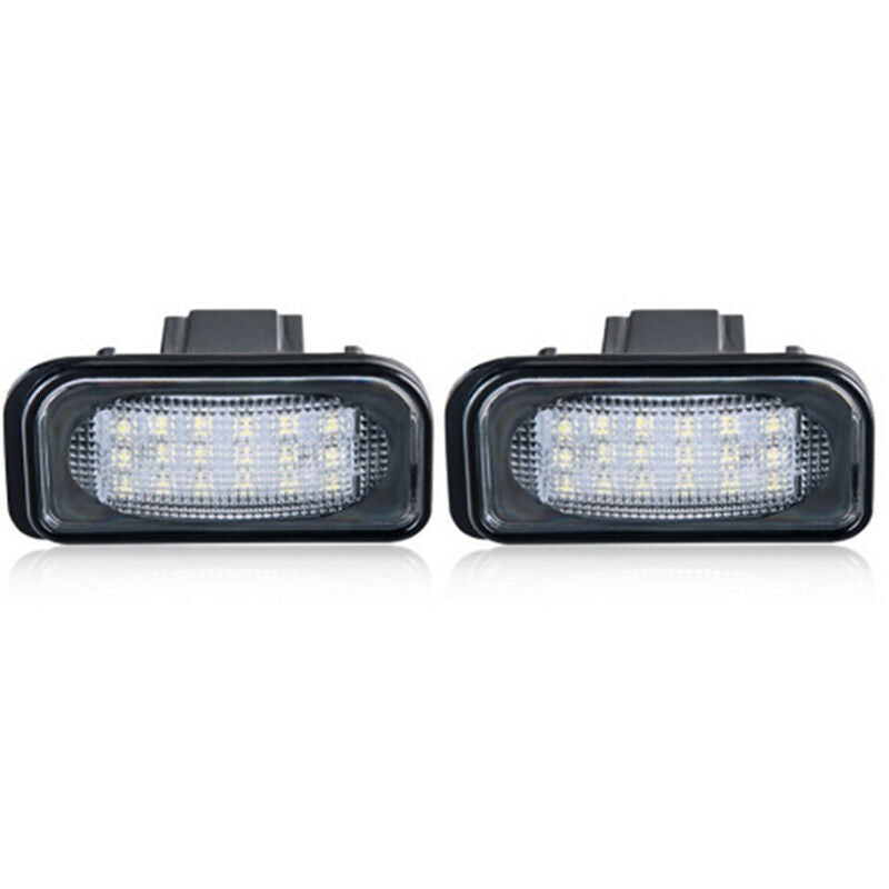 2PCS LED License Plate Light For Mercedes Benz W203 Car Number Plate Lamp BDAU