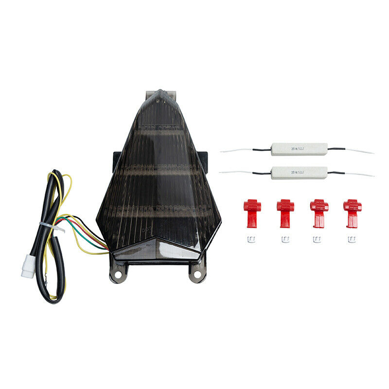 Rear Brake Stop Tail Light LED Turn Signal Light ABS For Yamaha YZF R6 2006-2007