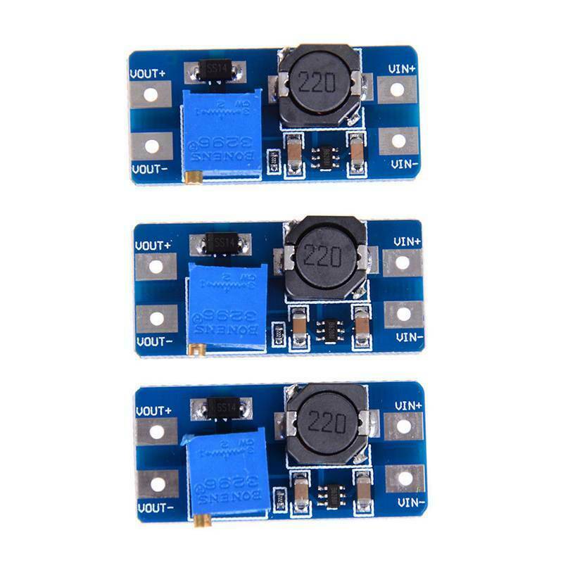 3Pcs Input 2V-24V Dc-Dc 5V/9V/12V/28V Boost Converter Adjustable Step Up PowerZ3