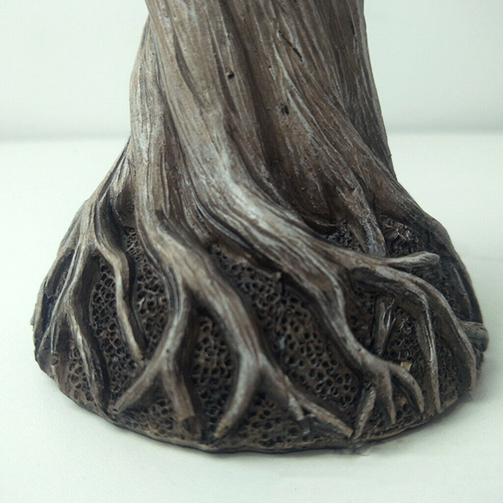 Tree Stump Shape Succulent Planter Vase Statue Head Flower Pot Home Decor