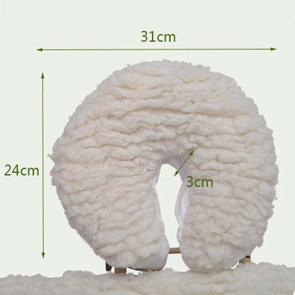 ABS Universal Adjustable Face Cradle with Fleece Cover For Massage Table Bed