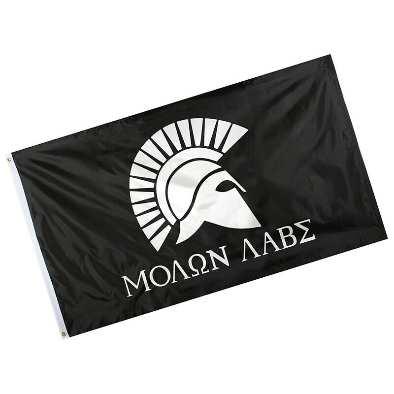 Hanging 90*150cm Come and Take it Greek Spartan Molon Labe Flag Decor 3x5 ZB Qx