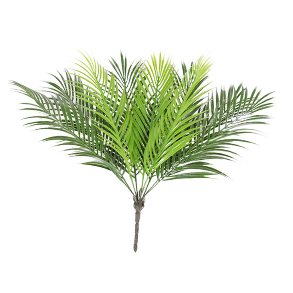 3x Faux Plant Leaf Silk Leaves Flower for Home Office DIY Garden Decor