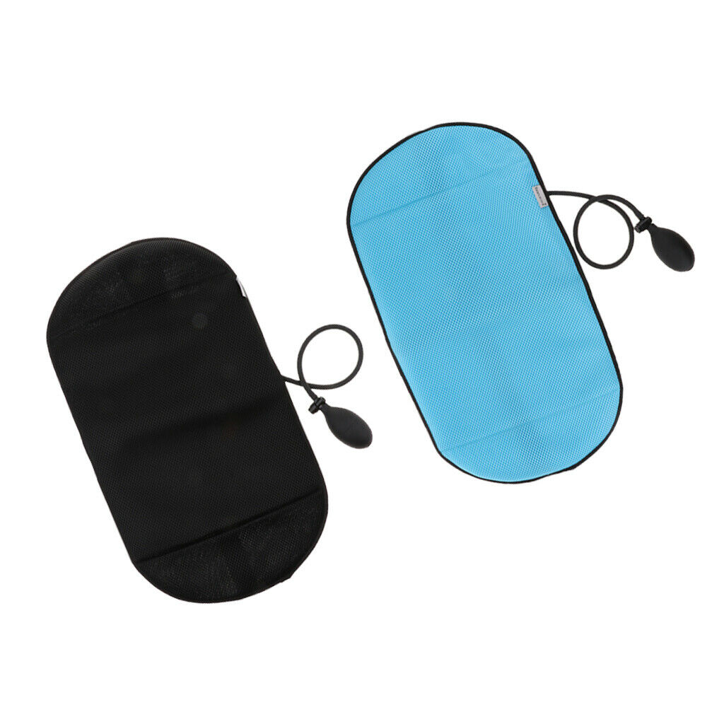 2PCS Portable Inflatable Lumbar Support Cushion Back Massage Pillows Travel