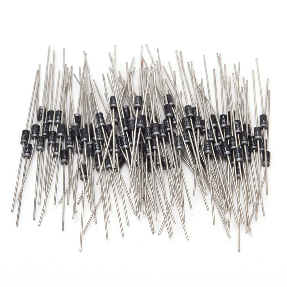 100Pcs 1N5819 5819 1A 40V SCHOTTKY DIODE A Re