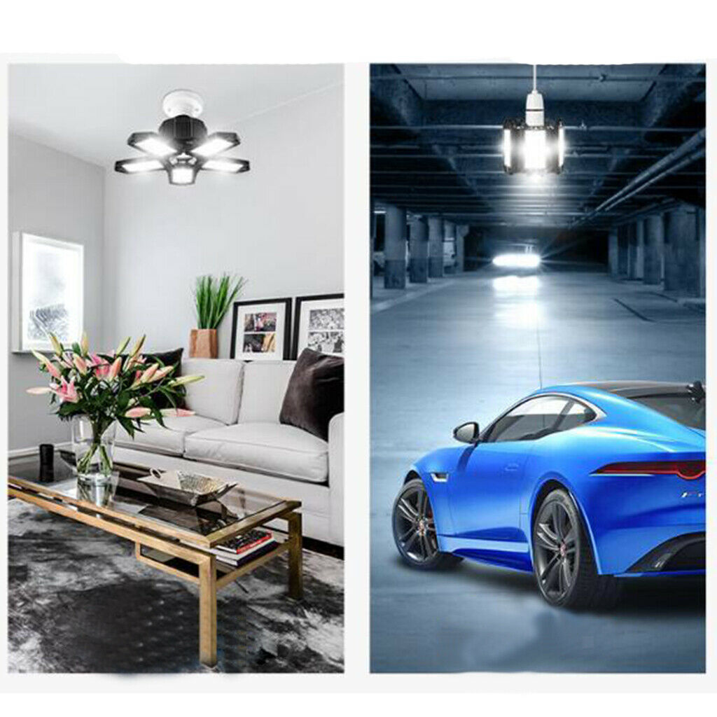LED Garage Lights Ultra Bright Deformable Ceiling Lights Fixture for Garage