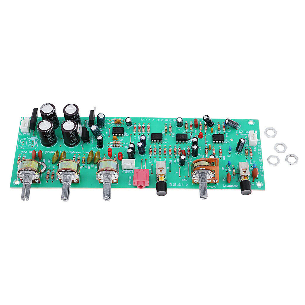 Dx338a Preamp Sound Bass Treble Volume Control Preamp Board