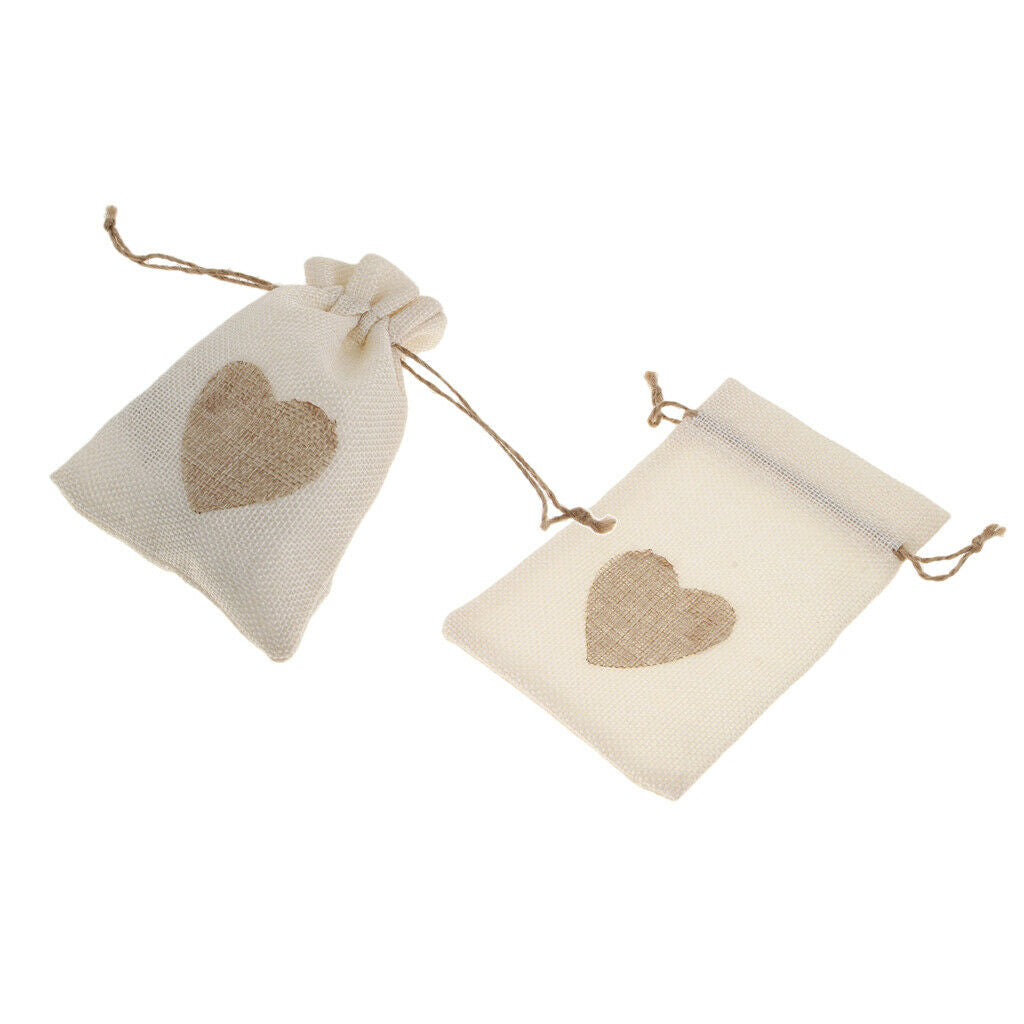 20 x Burlap Bags with Drawstring , Treat Bags for Wedding Party,Arts & Crafts