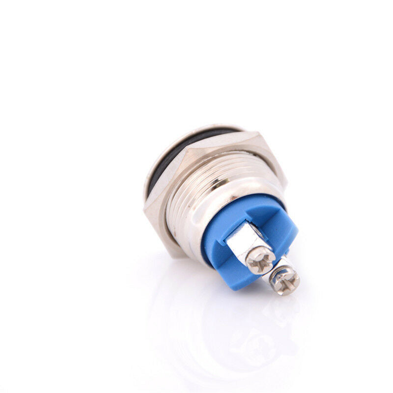 Hot 16mm Start Horn Button Momentary Stainless Steel Metal Push Button Sw.l8