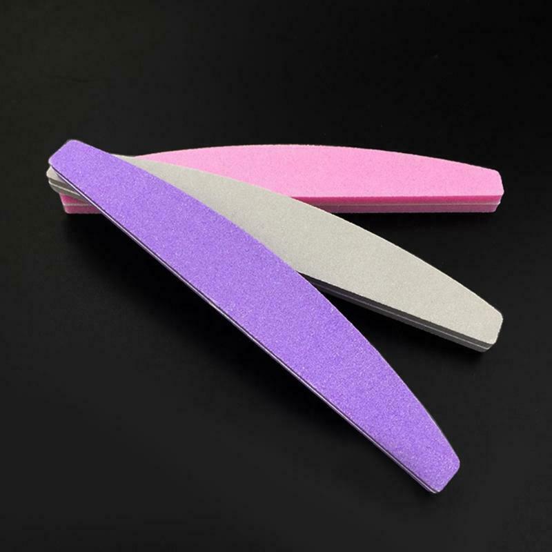 Nail Art Sand Buffer Buffing Tips Manicure Acrylic Gel File Tool 100/180 Grit