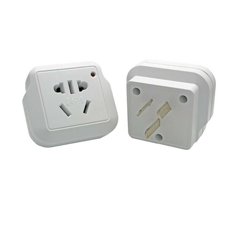 Universal AC Plug Adapter AC 250V 16A Converter 2 Round Pin Socket Suitab.l8