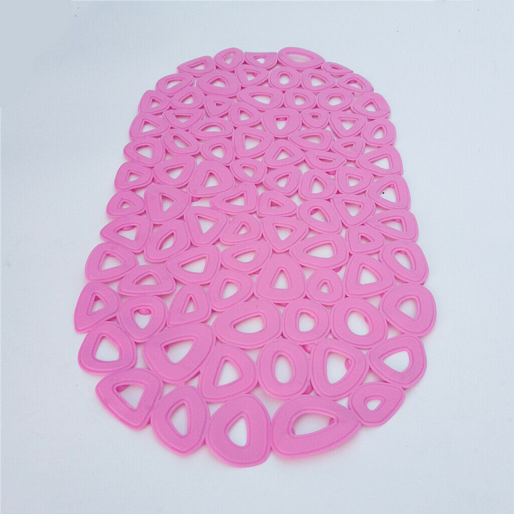 26'' Bath Antislip Shower Mat PVC Toilet Bath Mat Shower Bath Mat Pink