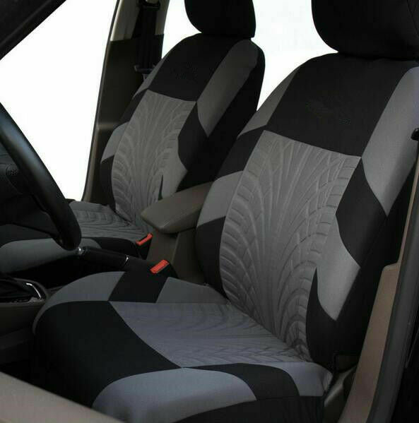 Classic Washable Embroidery Car Seat Covers Full Set Front+Rear For Sedans
