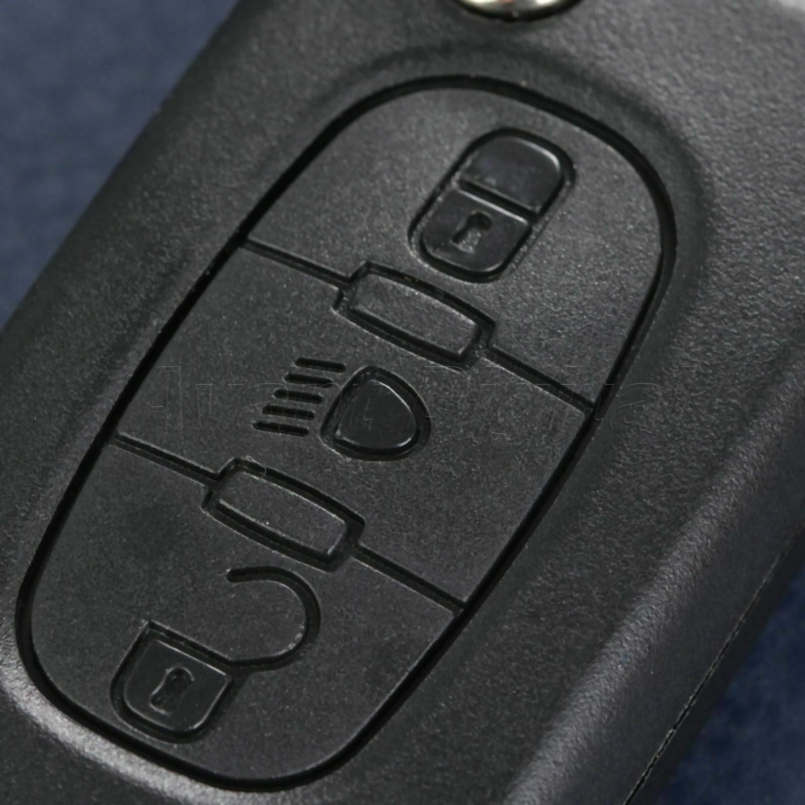 High Quality Car Remote 3 Button Key Shell Fob Case for Citroen C4 Picasso C5 C6