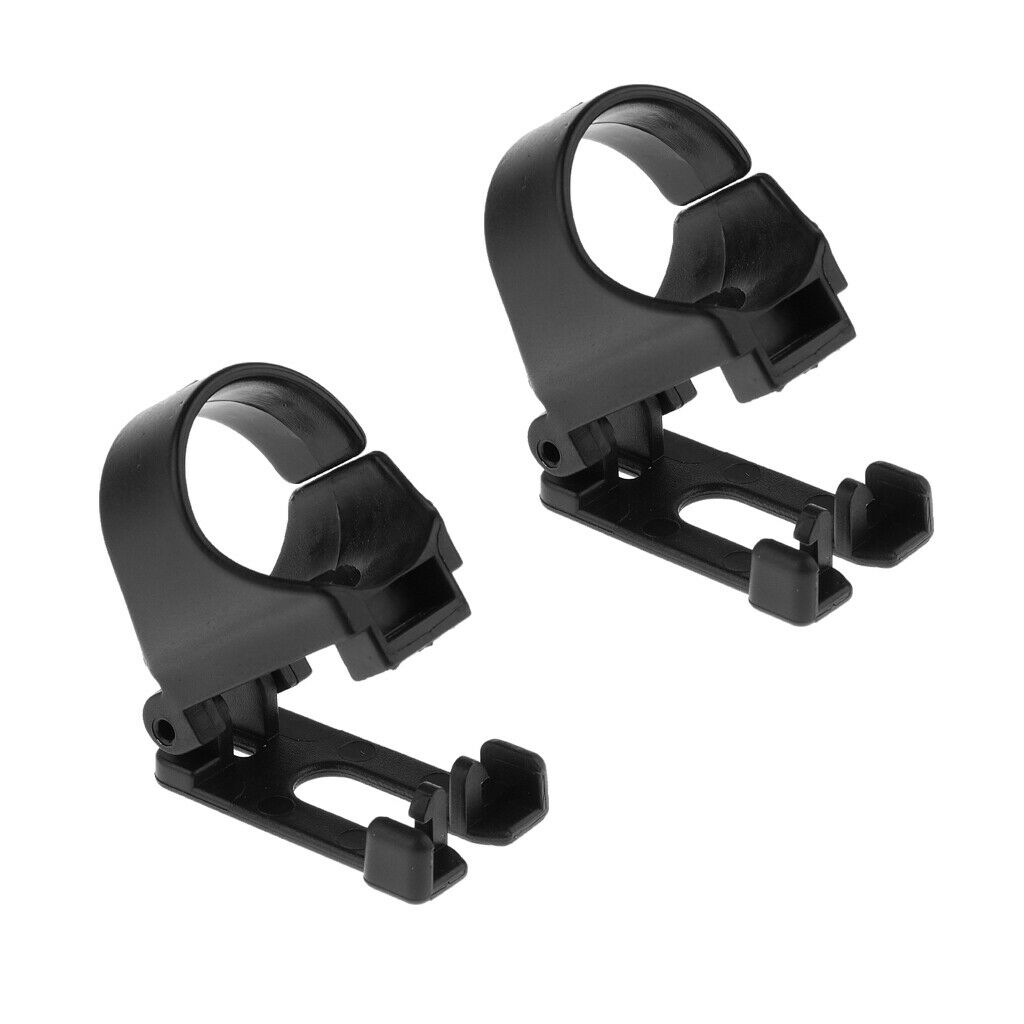2 Pieces Scuba Dive Snorkel Clip Keeper Retainer Plastic Breath Tube Holder