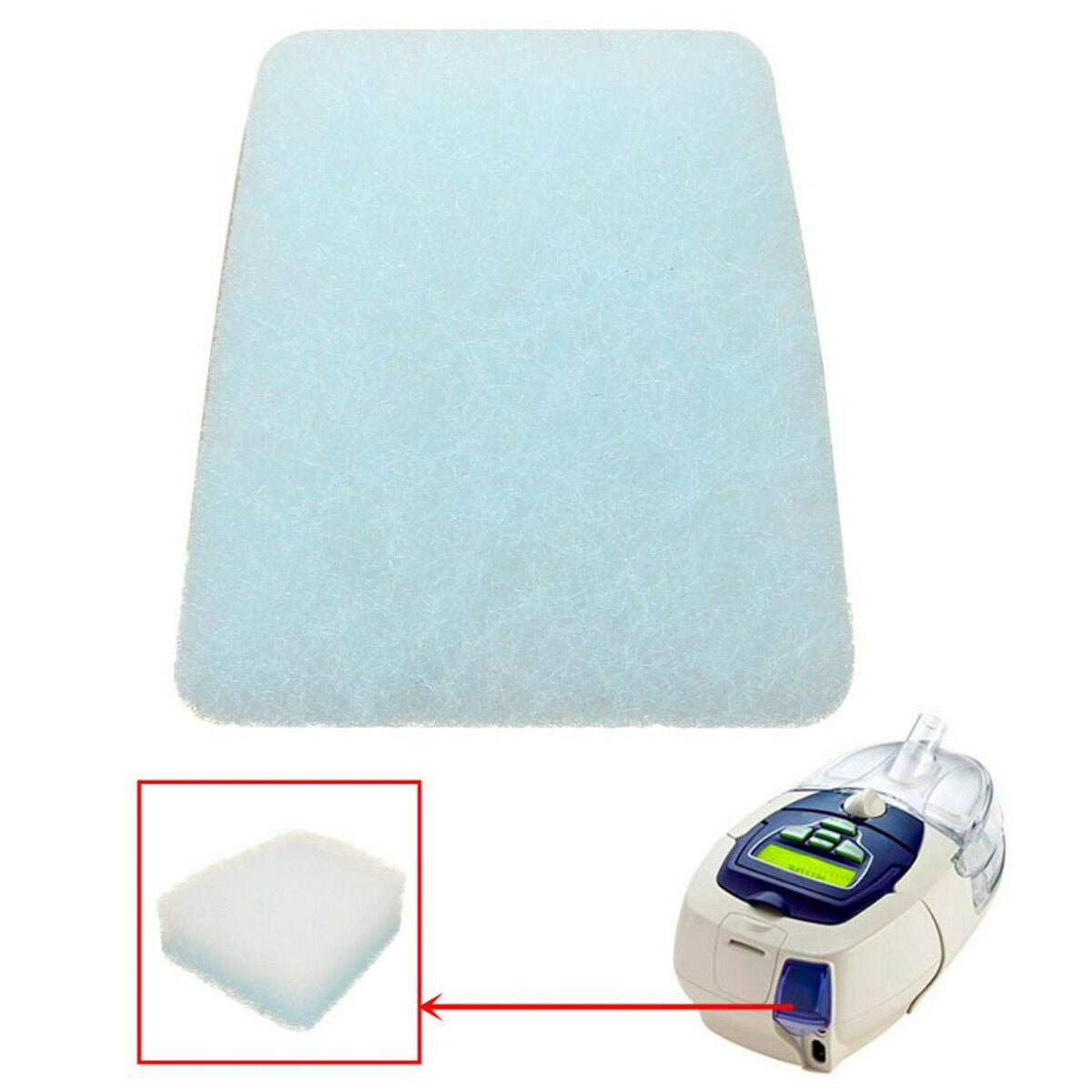 2X Standard Filter Disposable Sponge Hypo Allergenic For ResMed S7 S8 CPAP Sleep
