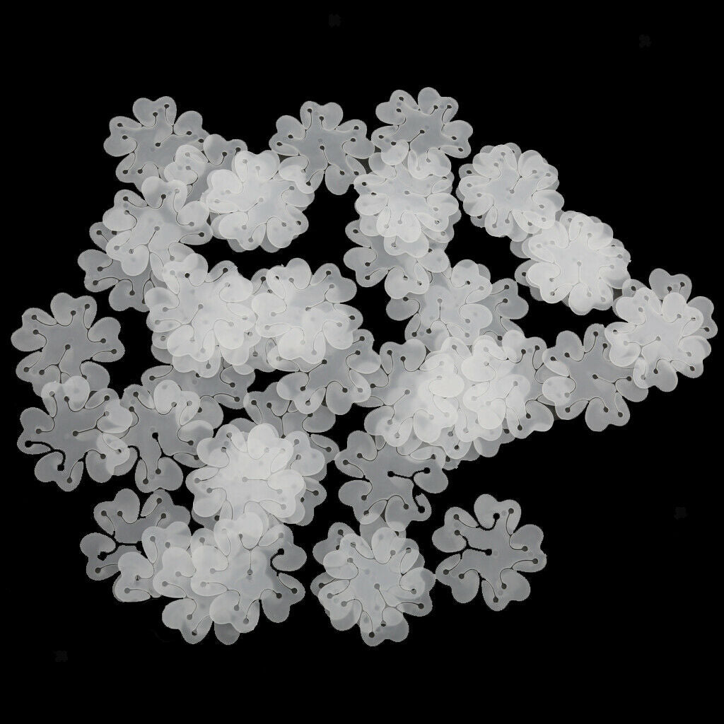 50pcs Flower Shape Balloon Clip Tie for Wedding Party Decoration