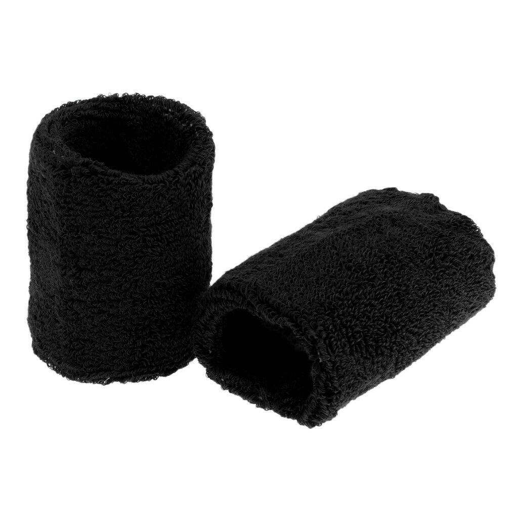 4Pcs Sweatband Wristband Unisex Cotton for Sports Gym Tennis Running Cycling