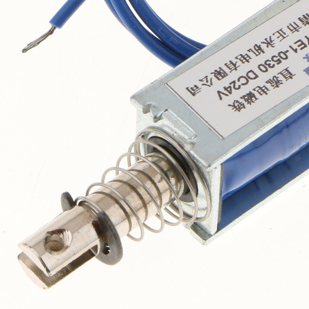 Pull-Push-Type DC Micro Solenoid Electromagnet Actuator DC24V 300mA 25N