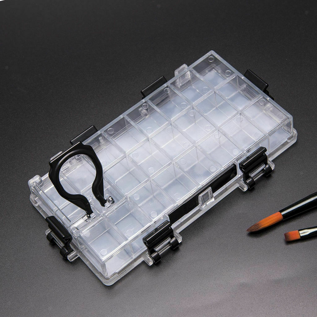 2X Paints Palette Box - 24 Wells Sealed Paint Containter for Watercolor Acrylic